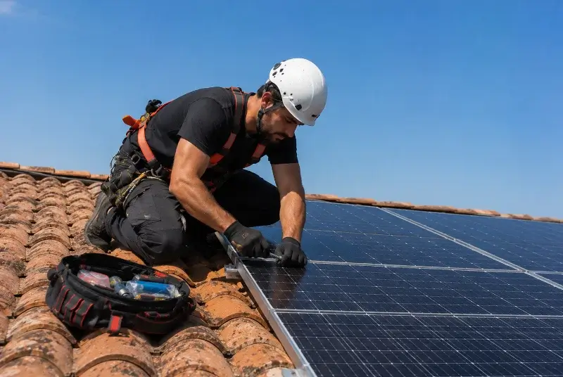 Maintenance et monitoring de panneaux solaires à Bertry